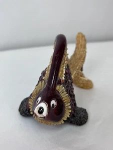Vintage ARTESANIA RINCONADA Bird Seed FISH Art Pottery Figurine Uruguay  - Picture 1 of 8