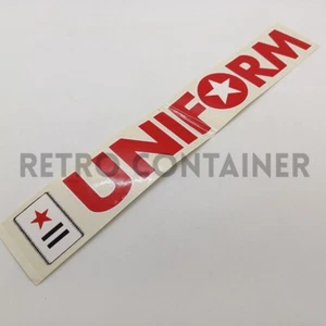 Adesivo Vintage Sticker Aufkleber 80's - Uniform Jeans Moda Vintage Anni 80 - Picture 1 of 1