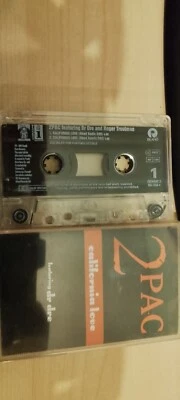 2Pac & Dr Dre California Love Cassette Tape Single 1996 Rare 90s - Image 1 of 2