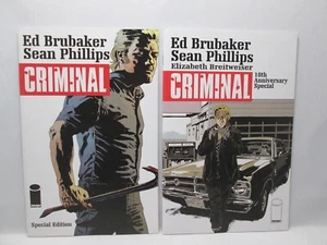 CRIMINAL 10th Ann. Special &Special Edition (One Shot) Lot of 2 Image Comics NM+ - Picture 1 of 6