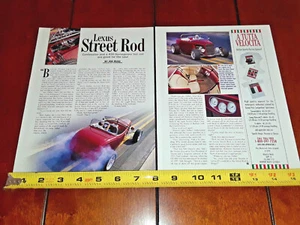 LEXUS 1UZ-FE V8 POWERED 1932 FORD HOT ROD ORIGINAL 1999 ARTICLE - Picture 1 of 12