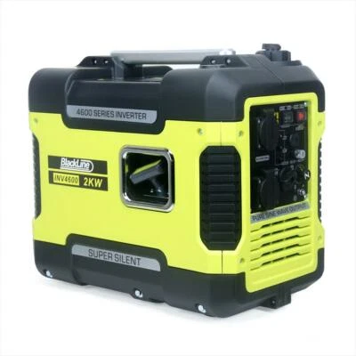 Silent Inverter Petrol Generator 2KW Portable Camping Caravan RV Blackline 4600 - Image 1 of 4