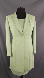 Precis Petite Dress Jacket Suit Size 10 Green Lime Wedding Races Occasion MOB - Picture 1 of 18