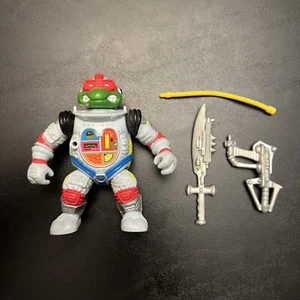Vintage TMNT Ninja Turtle Loose Space Cadet Raph 1990 Near Complete N2 - Picture 1 of 2