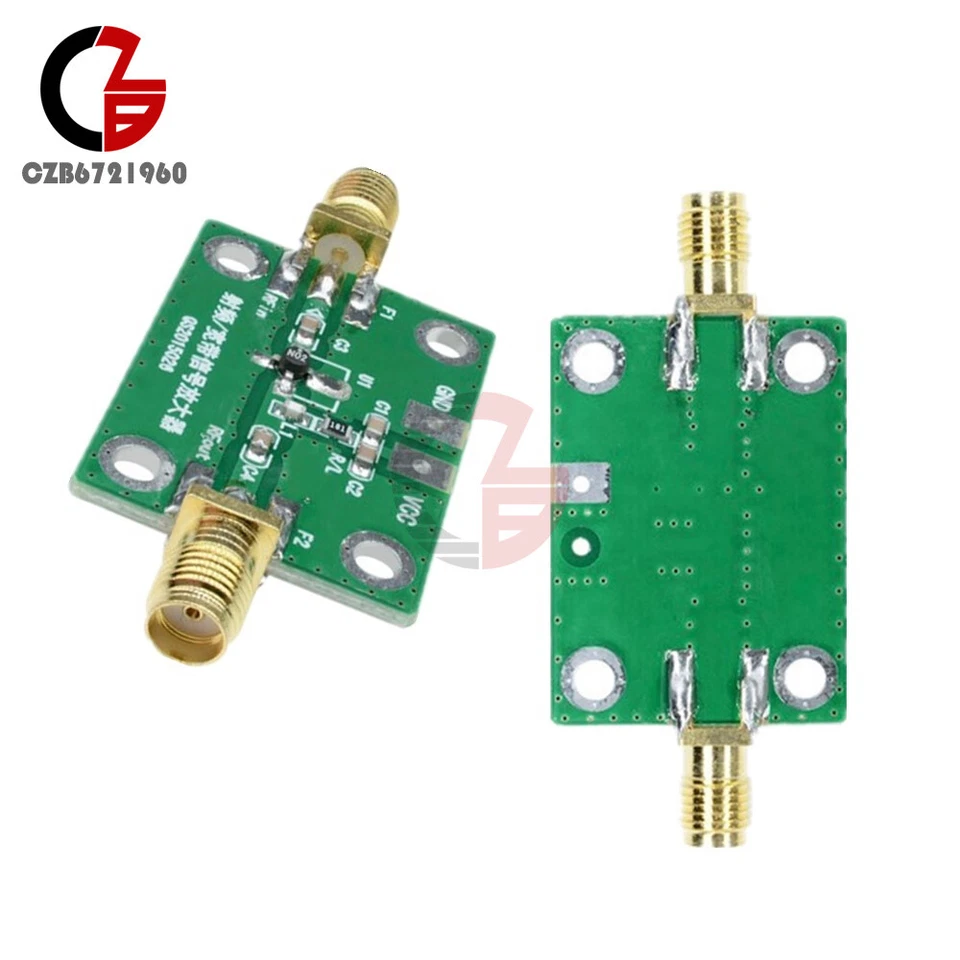 Módulo amplificador de banda ancha DC6-12V RF receptor módulo de banda ancha 1-2000MH​z 2 piezas Foto 1 de 1