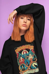 Sanderson Sisters Live Black Jumper-Hocus Pocus Witches Halloween Retro Movie