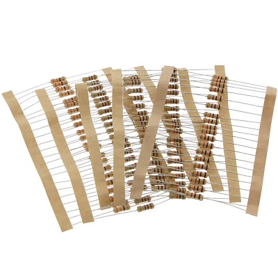 FUNDUINO 100 Widerstände - Je 20x 100 Ohm, 200 Ohm, 330 Ohm, 1K Ohm, 10K Ohm