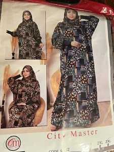 Dress Women Muslim Abaya Islamic Maxi Party Kaftan Dubai Jilbab jilabya - Picture 1 of 5