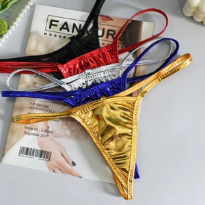 Set Of 5 Womens Sexy Panties Thongs G string Bikinis T back Lingeries Underwear - Picture 1 of 8