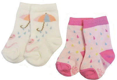 Ewers 20517 - Mädchen-Babysöckchen Doppelpack *2 versch. Varianten* - Bild 1 von 2