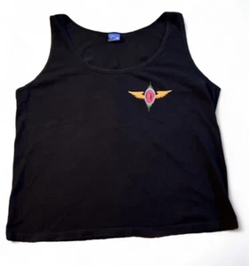 Vintage Ocean Pacific Tank Top Adult XL Black Surfing Outdoors Beach Shirt 90s - Picture 1 of 5