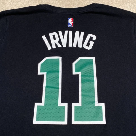 Kyrie Irving Boston Celtics Shirt Men Large Adult Nike NBA Basketball Retro 11 Cover