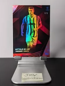 Matthijs De Ligt /5 • Juventus • Topps Weston Mckennie Curated 2021 - Picture 1 of 4