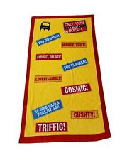 Only Fools and Horses Del Boy Official Beach Towel with Slogans - 90x165cm