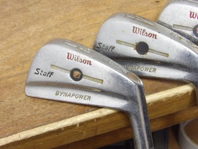 Wilson Staff Dynapower Fluid Feel Irons 3-PW Stiff Flex Steel Very Nice!! - Image 1 of 4