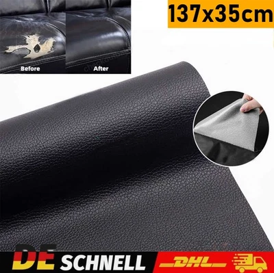 MARKENLOS Lederreparatur Kunstleder Flicken Selbstklebend Patch Sofa Autositze Reparatur