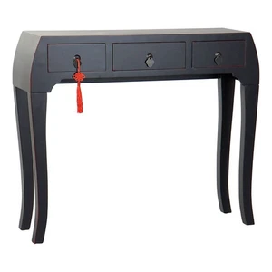 Recibidor con 3 Cajones DKD Home Decor Negro 96 x 26 x 80 cm - Imagen 1 de 6