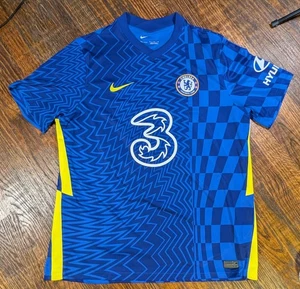 CHELSEA LONDON 2021-2022 FOOTBALL SOCCER SHIRT JERSEY HOME NIKE SIZE XL EUC - Picture 1 of 16