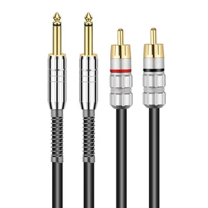 OFC 6.5mm to  Lotus Audio Cable 2 Pairs of 2 6.5 to  Console Cable T7U28441 - Afbeelding 1 van 10