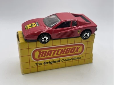 Matchbox MB75 Ferrari Testarossa Red Mint Rare Pack NEW - Image 1 of 4