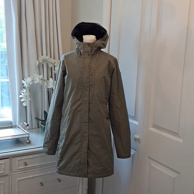 Fjallraven Womens Luxury Kiruna Padded Insulated Green  Insulated Long Parka SM - Image 1 of 4