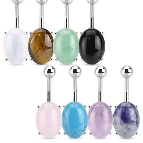 Semi gemas piercing piedra ombligo Foto 1 de 1