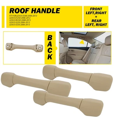 Puxador de teto 3X bege para Lexus IS300 ES350 RX350 IS250 IS350 2006-15 - Imagem 1 de 4