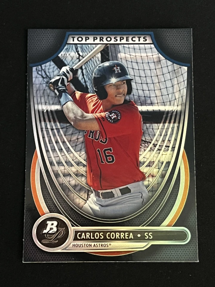 2013 Bowman Platinum #TP-CC Carlos Correa Top Prospects - Image 1 of 2
