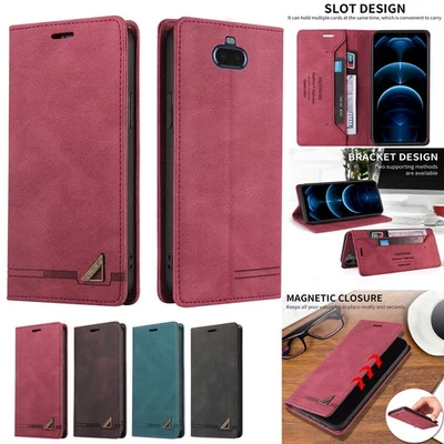 Leather Flip Stand Shockproof Wallet Case For Xperia 10VI 1VI ACE III 5 V 5IV 1V - Image 1 of 4