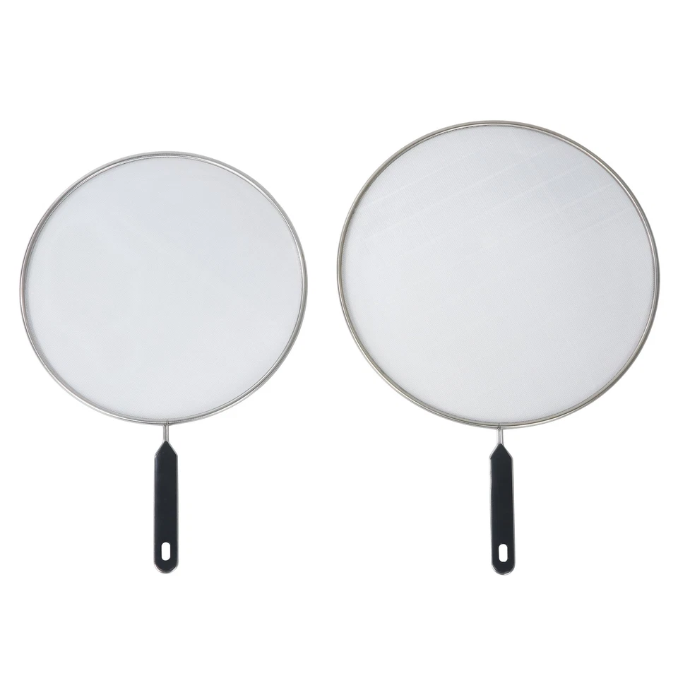 NUEVA TENDENCIA Mainstays Pantalla Salpicaduras Malla Aluminio Fino 2 Piezas 11" y 13" Plateada Foto 1 de 4