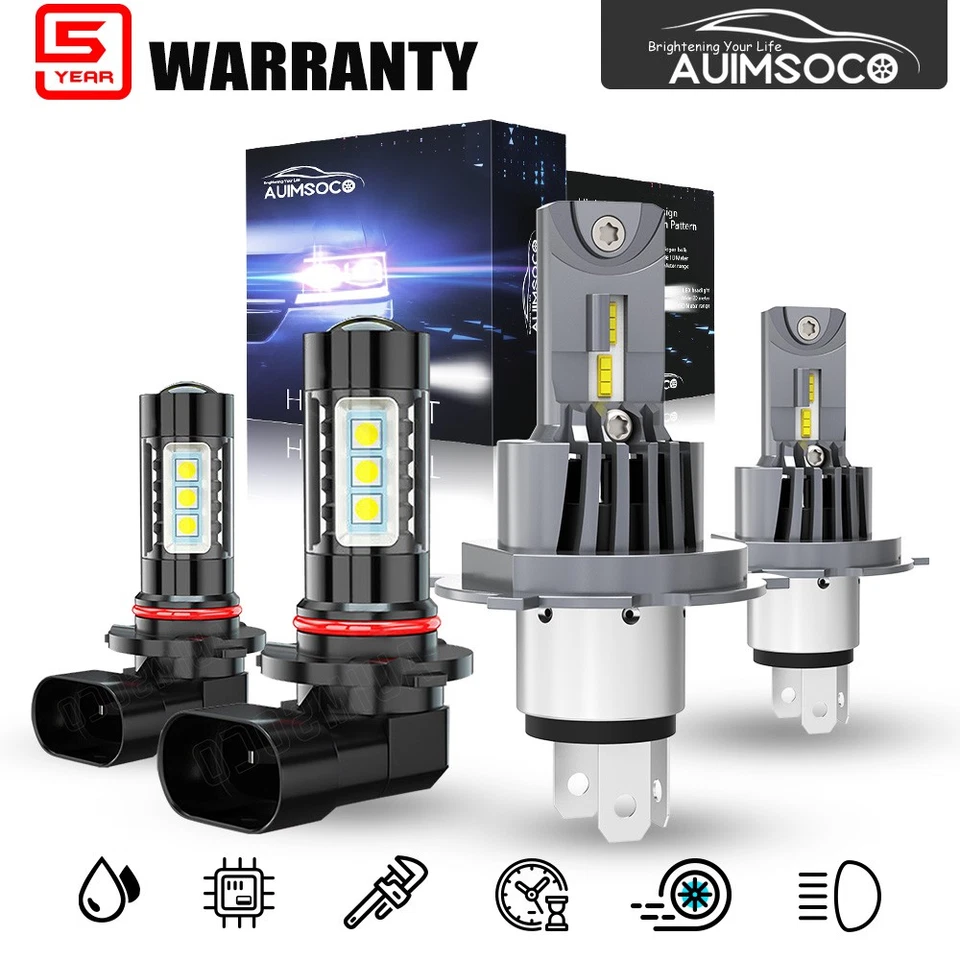 6x 8000k Azul Hielo LED Faros Faros Bombilla Antiniebla para Toyota Prius 2004-2009 Foto 1 de 4