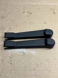 1994-2004 Chevy Blazer Windshield Wiper Arm Nut Cap Cover Black Pair  OEM #2 - Picture 1 of 6