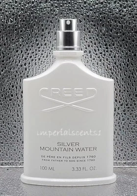 Creed Silver Mountain Agua Unisex Eau De Parfum 3.3 OZ 100 ML Probador de Spray -Nuevo Foto 1 de 2