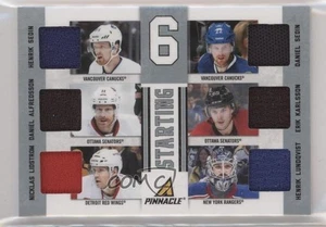2011 Rookie Anthology Pinnacle Starting 6 Materials Daniel Alfredsson Sedin HOF - Picture 1 of 3