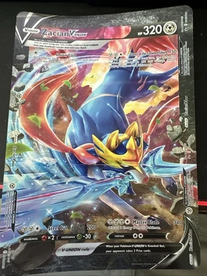Zacian V-UNION Jumbo Cards Holo - Image 1 of 2