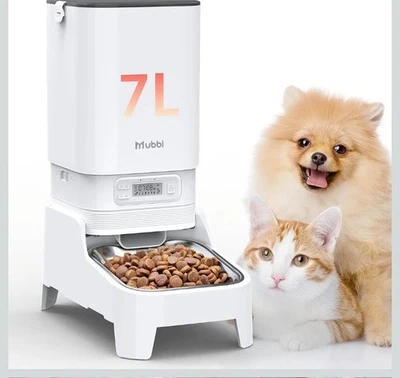 Automatic Cat Feeders, 7L/29 Cups Automatic Dog Feeder, Cat Food Dispenser - Image 1 of 4