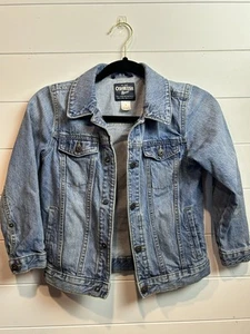 Oshkosh Children's Unisex Size 8 Snap Front Denim Jean Jacket - Picture 1 of 7