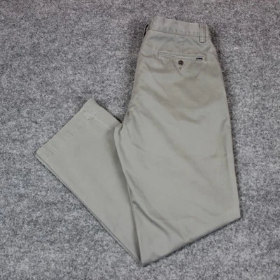 Pantalones Polo Ralph Lauren Para Hombre 33X32 (Real 32X30) Gris Calce Clásico Caqui Chino Foto 1 de 4