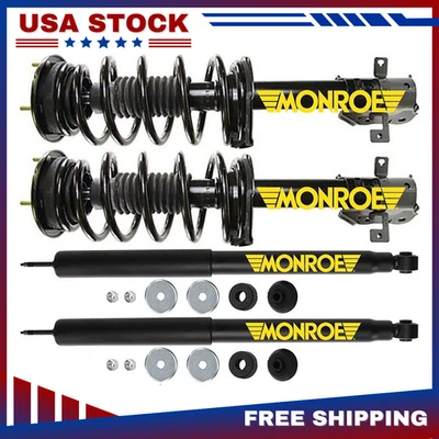 Amortiguadores delanteros traseros Monroe puntales muelles helicoidales para Ford Edge 2011 2012 2013 2014 Foto 1 de 4