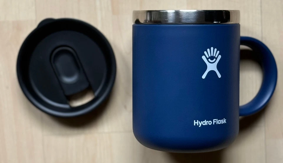 HYDRO FLASK Thermobecher, 12 oz, Blau, neu - Bild 1 von 2