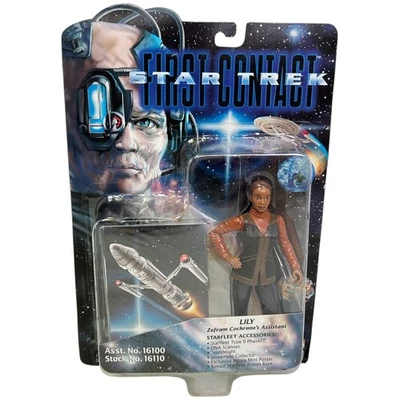 Figura de acción Star Trek First Contact Lily Zefram Cochrane's Assistant 1996 nueva Foto 1 de 4
