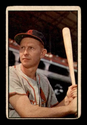 Bowman 1953 color #101 rojo Schoendienst bueno X3586026 Foto 1 de 3