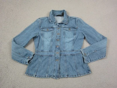 Chaqueta DKNY Vintage Mujer Extra Grande XL Azul Denim Jean Damas Camionero Años 90 Foto 1 de 4