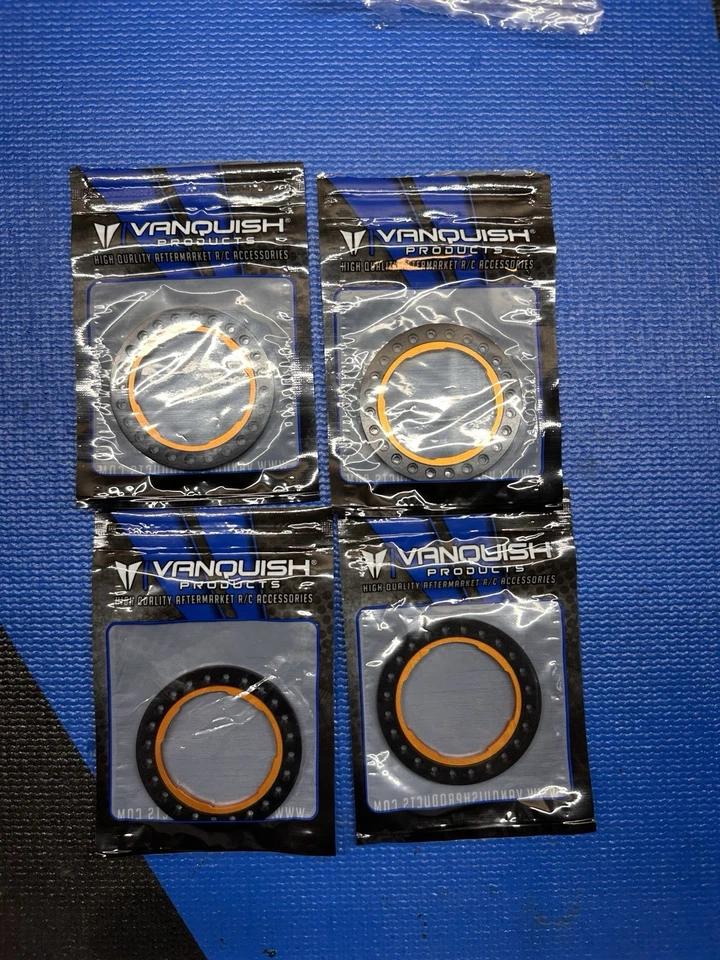 Vanquish Products 1.9" IFR Original Beadlock Ring (Black) W/ Orange Omni IFR - Image 1 of 1