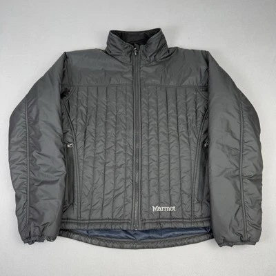 Marmot Jacket Womens Medium Black Quilted Puffer Insulated Full Zip Padded Coat - Image 1 of 4