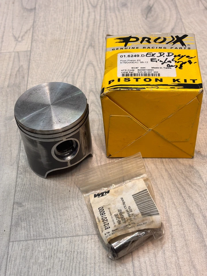 PROX 01.6249.D Kit de pistón adecuado para KTM 200 EXC 98-12 523.30.007.300 Foto 1 de 4