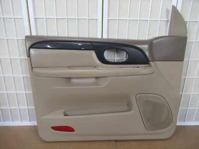 02-09 GMC Envoy OEM Drivers Side Left Cashmere (TAN) Power Interior Door Panel Foto 1 de 4