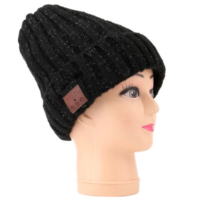 Bluetooth Beanie Hat Hands-free Wireless Headset Sports Cap with Microphone - Image 1 of 4