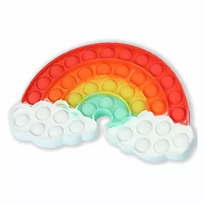 Push Pop Bubble Fidget Sensory Rainbow with Clouds - Picture 1 of 4