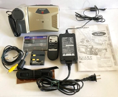 Sharp VL-A45 LCD Viewcam 8 Video Camera With Charger~Accessories WORKS See Video - Image 1 of 4